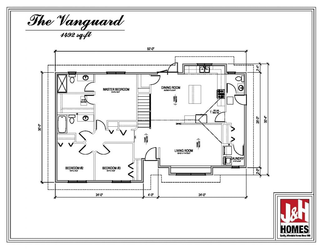 Prefer a less open plan? Ask about the alternate Vanguard I plan