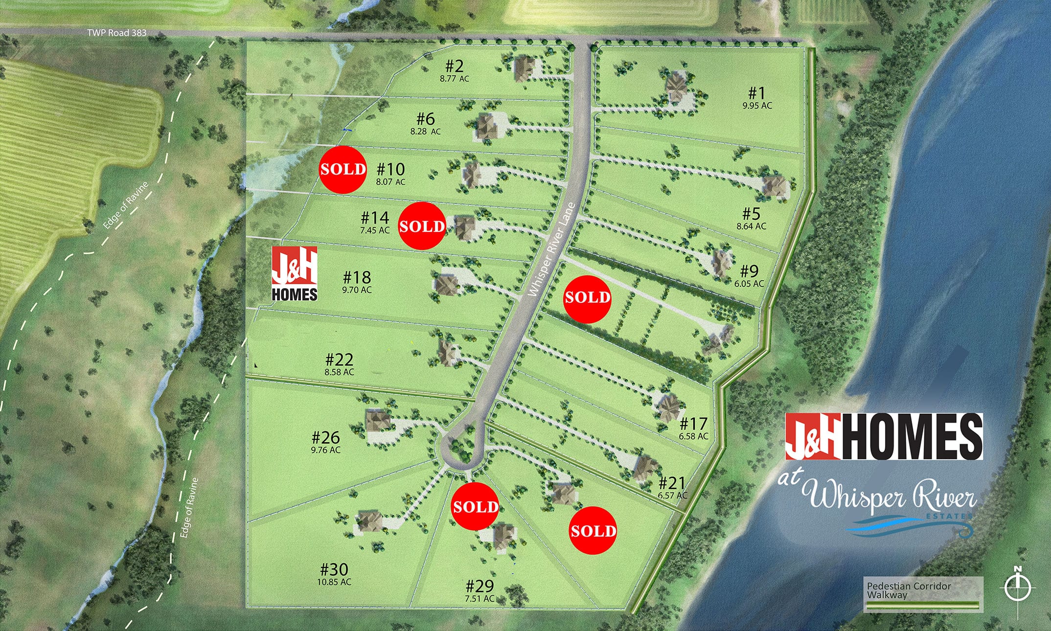 Whisper River Estates J&H Homes