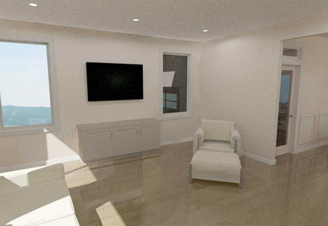 Living Room rendering (details may not be exactly as shown)