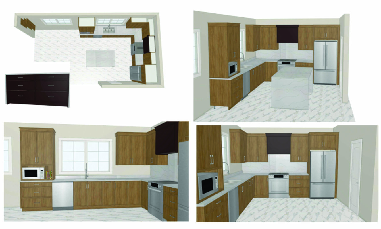 2725 AIM C. Willowbrook Interior renderings (kitchen)